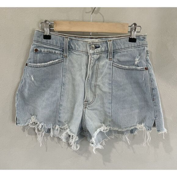 Abercrombie & Fitch Pants - Abercrombie & Fitch Shorts Women 26 2 Curvy Love Cut Off High Rise Denim Jeans
